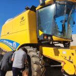 پایش کمباین ها در زرین دشت