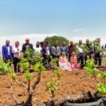 بازدید هیئت عالی رتبه ازبکستانی از تاکستان دیم دشمن زیاری شهرستان ممسنی