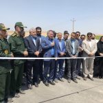 افتتاح یک جاده بین مزارع در بیضا