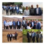 بازدید نماینده، مسئولان کشوری و استانی از طرح‌های بخش آب و خاک بوانات