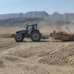اجرای طرح تسطیح لیزری در اراضی کشاورزی فیروزآباد
