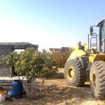 تخریب بنای غیرمجاز در اراضی کشاورزی شهرستان خرامه