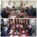 صبح امروز : برگزاری جلسه با حضور محقق معین مرکز خدمات در شهرستان