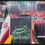حضور مدیر و کارکنان جهاد کشاورزی شهرستان پاسارگاد در نماز جمعه و سخنرانی پیش از خطبه‌ها