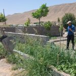 تخریب ساخت و سازهای غیر مجاز اراضی کشاورزی شهرستان بیضا