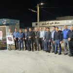 قرار شبانه سنگرسازان بی سنگر همزمان با تشییع رهبر شهید