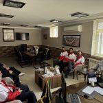 دیدار کارکنان جمعیت هلال احمر با سرپرست مدیریت جهاد کشاورزی استهبان