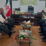دیدار مدیر جهاد کشاورزی شهرستان مرودشت با فرمانده انتظامی شهرستان به مناسبت هفته نیروی انتظامی